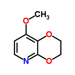 8-Methoxy-2,3-dihydro[1,4]dioxino[2,3-b]pyridine结构式