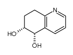 cis-5,6,7,8-Tetrahydroquinoline-5,6-diol Structure