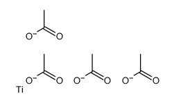 titanium(4+) acetate结构式