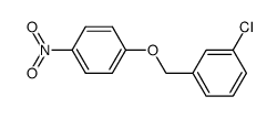 4-((3-chlorophenyl)methoxy)nitrobenzene结构式