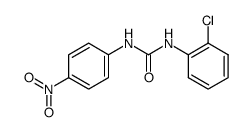 N-(2-chloro-phenyl)-N'-(4-nitro-phenyl)-urea结构式