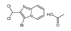 acetic acid,3-bromo-2-(dichloromethyl)imidazo[1,2-a]pyridine结构式