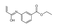 ethyl 3-(prop-2-enoylamino)benzoate结构式