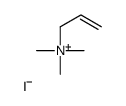 trimethyl(prop-2-enyl)azanium,iodide结构式