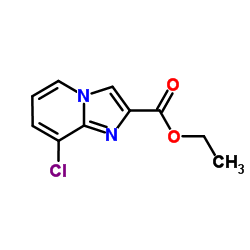 8-Chloro-imidazo[1,2-a]pyridine-2-carboxylic acid ethyl ester structure