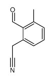 Benzeneacetonitrile, 2-formyl-3-methyl- (9CI)结构式