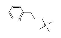 Pyridine,2-[3-(trimethylsilyl)propyl]-(9CI) structure