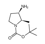 cis-tert-Butyl 3-amino-2-methylpyrrolidine-1-carboxylate Structure
