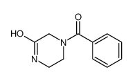 4-Benzoyl-2-piperazinone Structure