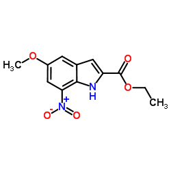 Ethyl 5-methoxy-7-nitro-1H-indole-2-carboxylate图片