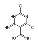 4-amino-2,6-dichloropyrimidine-5-carboxamide结构式