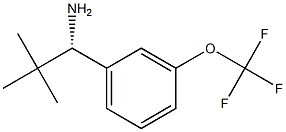 (1S)-2,2-DIMETHYL-1-[3-(TRIFLUOROMETHOXY)PHENYL]PROPYLAMINE结构式