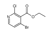 Ethyl 4-bromo-2-chloronicotinate structure