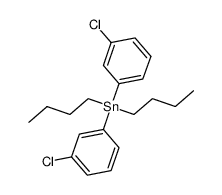 dibutylbis(3-chlorophenyl)stannane结构式