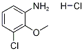 (3-氯-2-甲氧苯基)胺盐酸盐结构式