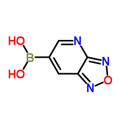 [1,2,5]Oxadiazolo[3,4-b]pyridin-6-ylboronic acid结构式