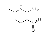 2-Pyridinamine,1,4-dihydro-6-methyl-3-nitro-结构式