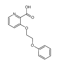 2-(2-phenoxyethoxy)picolinic acid结构式