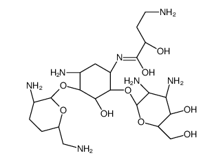 2''-amino-2''-deoxyarbekacin结构式