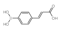 4-(2-carboxyvinyl)benzeneboronic acid structure