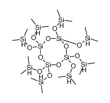 [2,4,4,6,6,8,8-heptakis(dimethylsilyloxy)-1,3,5,7,2,4,6,8-tetraoxatetrasilocan-2-yl]oxy-dimethylsilane结构式