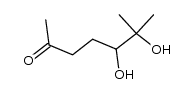 5,6-dihydroxy-6-methyl-heptan-2-one Structure