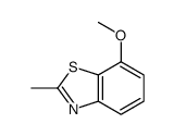 Benzothiazole, 7-methoxy-2-methyl- (9CI) Structure