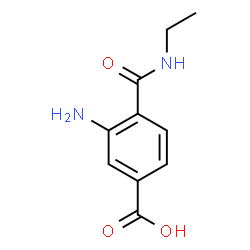 Benzoic acid, 3-amino-4-[(ethylamino)carbonyl]- (9CI)结构式