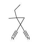 2-Ethyl-2-methyl-1,1-cyclopropanedicarbonitrile structure