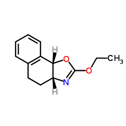 Naphth[2,1-d]oxazole, 2-ethoxy-3a,4,5,9b-tetrahydro-, cis- (9CI) structure