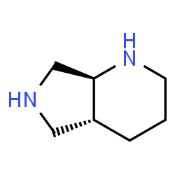 (4aR,7aS)-octahydro-1H-pyrrolo[3,4-b]pyridine结构式