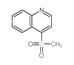 Quinoline,4-(methylsulfonyl)-结构式