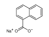 1-Naphthalenecarboxylic acid sodium salt structure