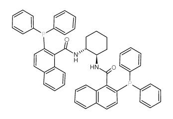 (1R,2R)-(+)-1,2-Diaminocyclohexane-N,N'-bis-(2-diphenylphosphino-1-naphthoyl) Structure