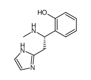(S)-2-<2-(1H-imidazol-2-yl)-1-(methylamino)ethyl>phenol结构式