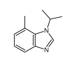 Benzimidazole, 1-isopropyl-7-methyl- (8CI) Structure