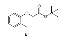 tert-butyl 2-(2-(bromomethyl)phenoxy)acetate Structure