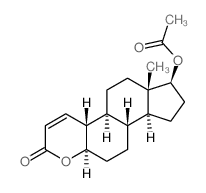 [(1S,3aS,3bR,5aR,9aR,9bS,11aS)-11a-methyl-7-oxo-1,2,3,3a,3b,4,5,5a,9a,9b,10,11-dodecahydroindeno[5,4-f]chromen-1-yl] acetate Structure