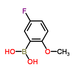 5-Fluoro-2-methoxybenzeneboronic acid Structure