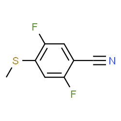 4-Cyano-2,5-difluorothioanisole Structure