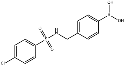 (4-(((4-氯苯基)磺酰氨基)甲基)苯基)硼酸图片