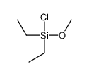 chloro-diethyl-methoxysilane Structure