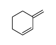 3-methylidenecyclohexene Structure