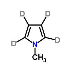 1-Methyl(2H4)-1H-pyrrole Structure
