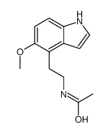 N-[2-(5-methoxy-1H-indol-4-yl)ethyl]acetamide结构式