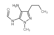 4-amino-1-methyl-3-propylpyrazole-5-formylamine Structure