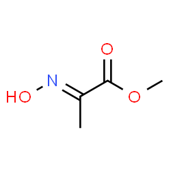 Propanoic acid, 2-(hydroxyimino)-, methyl ester, (E)- (9CI) structure