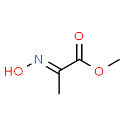 Propanoic acid, 2-(hydroxyimino)-, methyl ester, (E)- (9CI) Structure