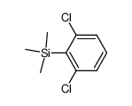 trimethyl(2,6-dichlorophenyl)silicium Structure