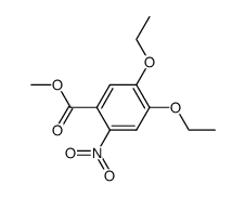 METHYL-4,5-DIETHOXY-2-NITROBENZOATE structure